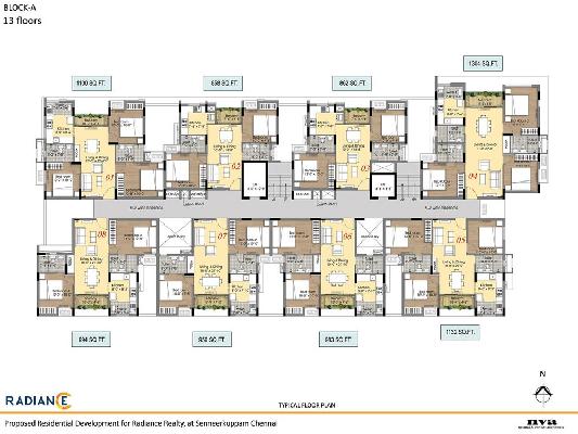 Radiance Royale, Chennai - 2/2.5/3 BHK & Plots
