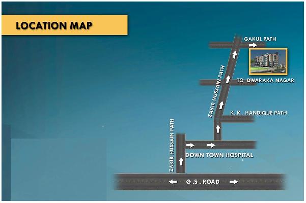 Luits Dayren, Guwahati - 3BHK Appartment