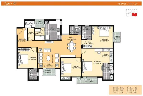 Unitech Sunbreeze, Gurgaon - Residintial Apartments