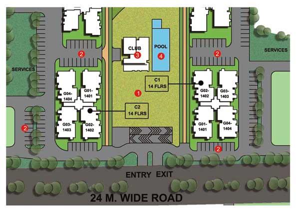 Unitech Sunbreeze, Gurgaon - Residintial Apartments