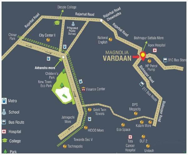 Magnolia Vardaan, Kolkata - 2,3 BHK Flats