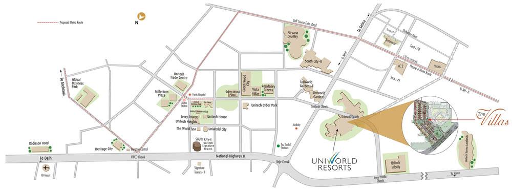 UniWorld Resorts, Gurgaon - Uber Luxury 4 & 5 Bedroom Villas