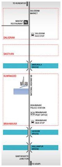Milan Residences, Bangalore - 1,2 BHK Flats