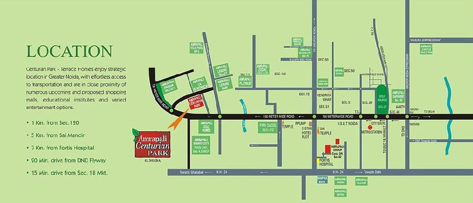 Amrapali Centurian Park, Greater Noida - Residential Homes