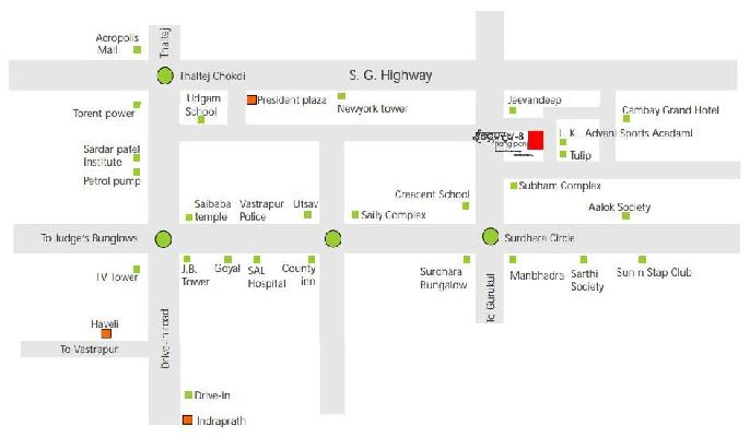 Indraprasth 8 Frangipani, Ahmedabad - 3 & 4 BHK Apartments
