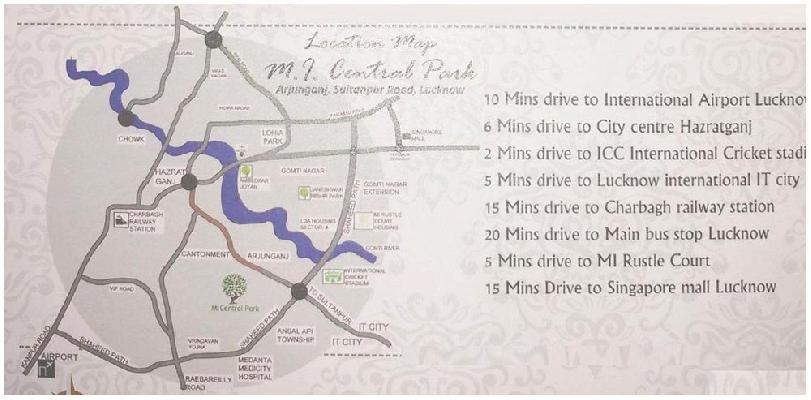 MI Central Park, Lucknow - 2 & 3 BHK Apartments