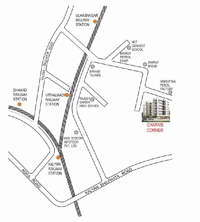 CHARMS CORNER, Thane - 1 & 2 BHK Apartments