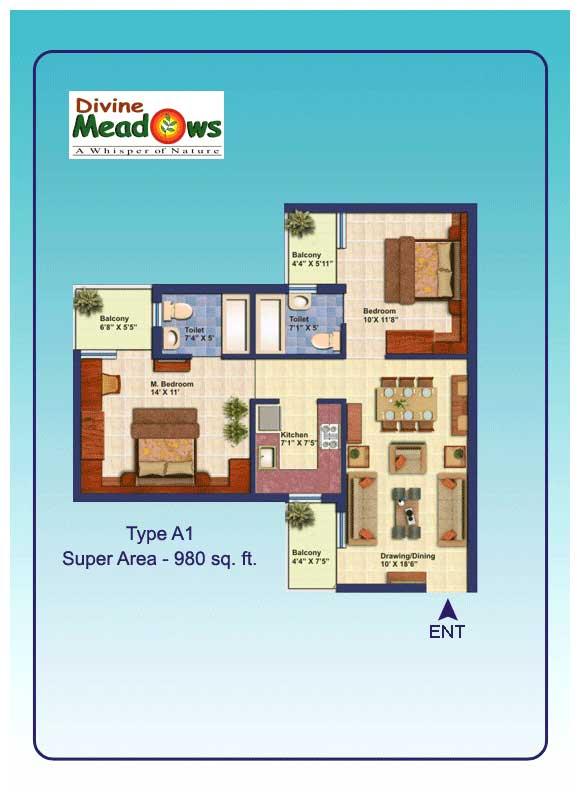 Divine Meadows, Noida - Residential Towers