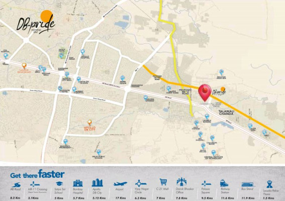 DB Pride, Indore - 2/3 BHK Apartment