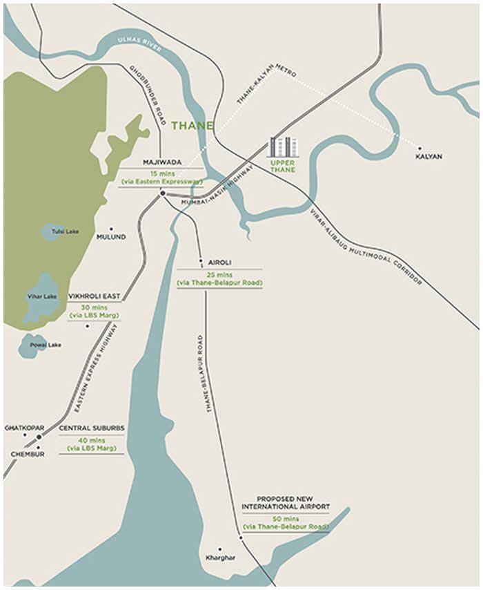 Lodha Upper Thane, Thane - 1/2/3 BHK Apartments