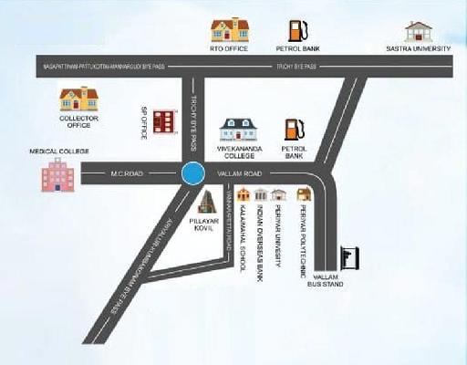 Sri Prasana Nagar, Thanjavur - Residential Plots for sale