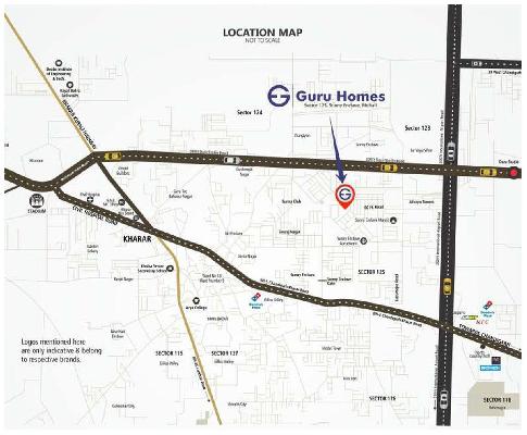 Guru Homes, Mohali - 2 BHK Apartments for sale