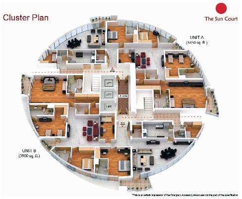 Jaypee Greens Sun Court, Greater Noida - Luxurious Apartments & Penthouses