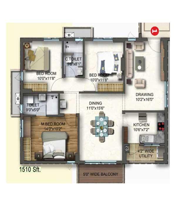 Riddhi Saphire, Hyderabad - Riddhi Saphire
