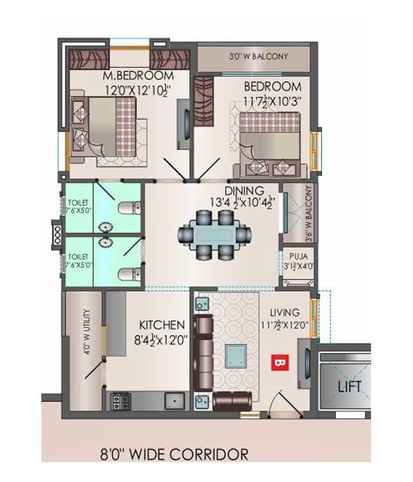 Riddhi Valentino, Hyderabad - Riddhi Valentino