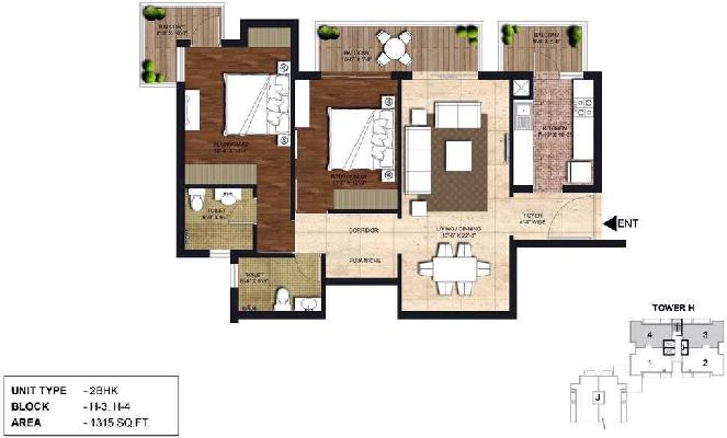 Indiabulls Centrum Park, Gurgaon - 2/3/4 BHK Apartments