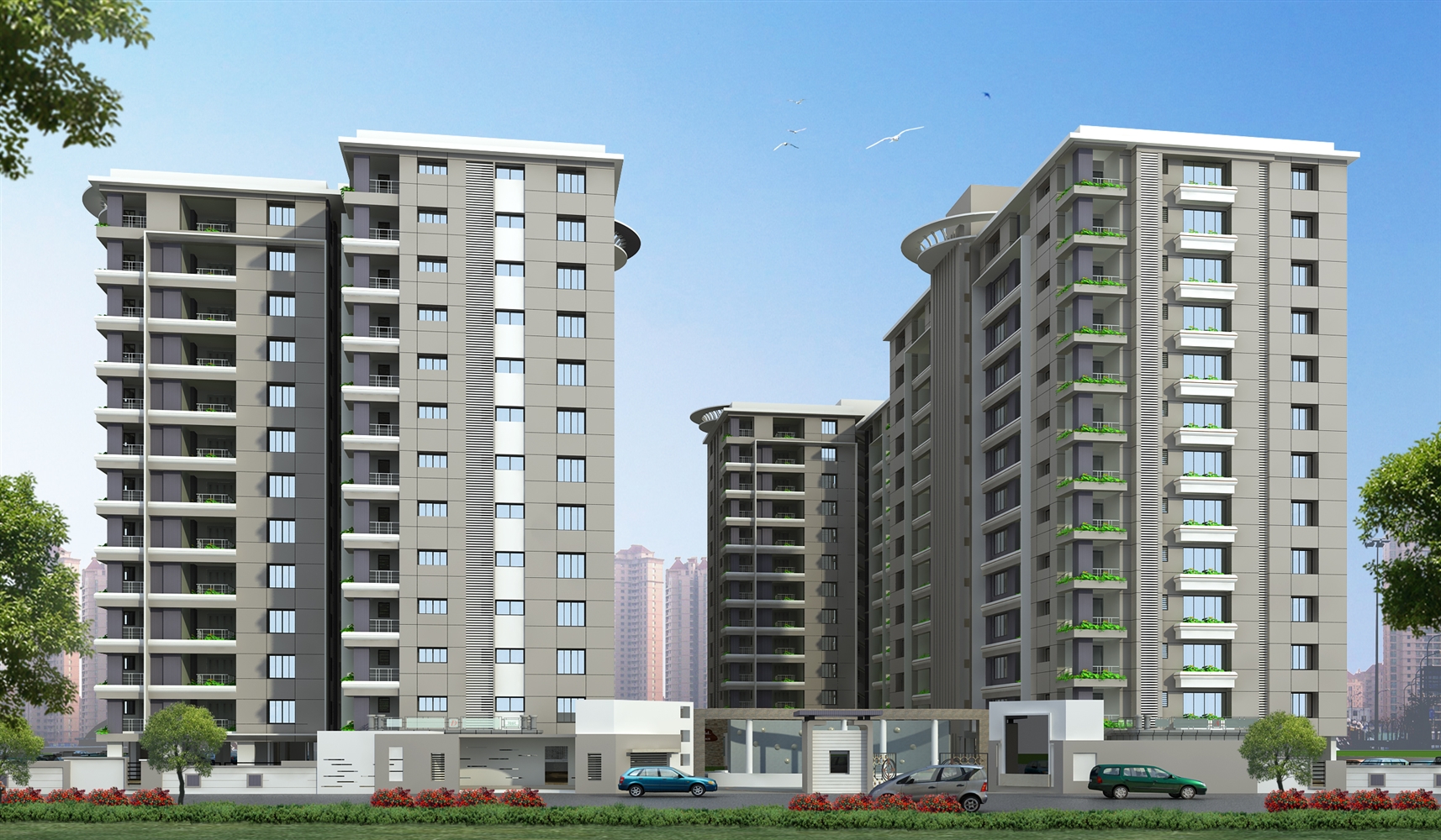 Raghuvir Shyam Palace in Vesu, Surat by Raghuvir House