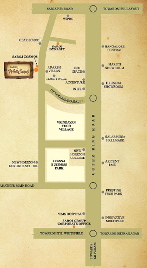 Saroj Whitesands, Bangalore - Saroj Whitesands