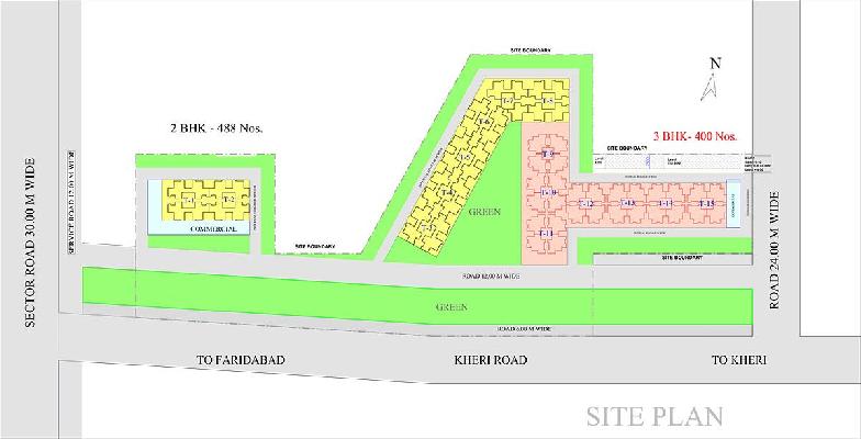Adore Samriddhi, Faridabad - 2 & 3 BHK Apartments