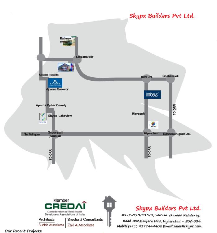 Skypx Lakeview, Hyderabad - Skypx Lakeview