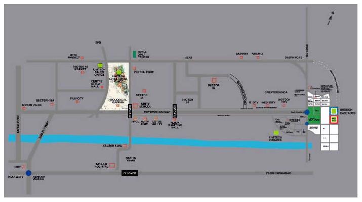 Unitech Cascades, Greater Noida - 3/4 BHK Apartments