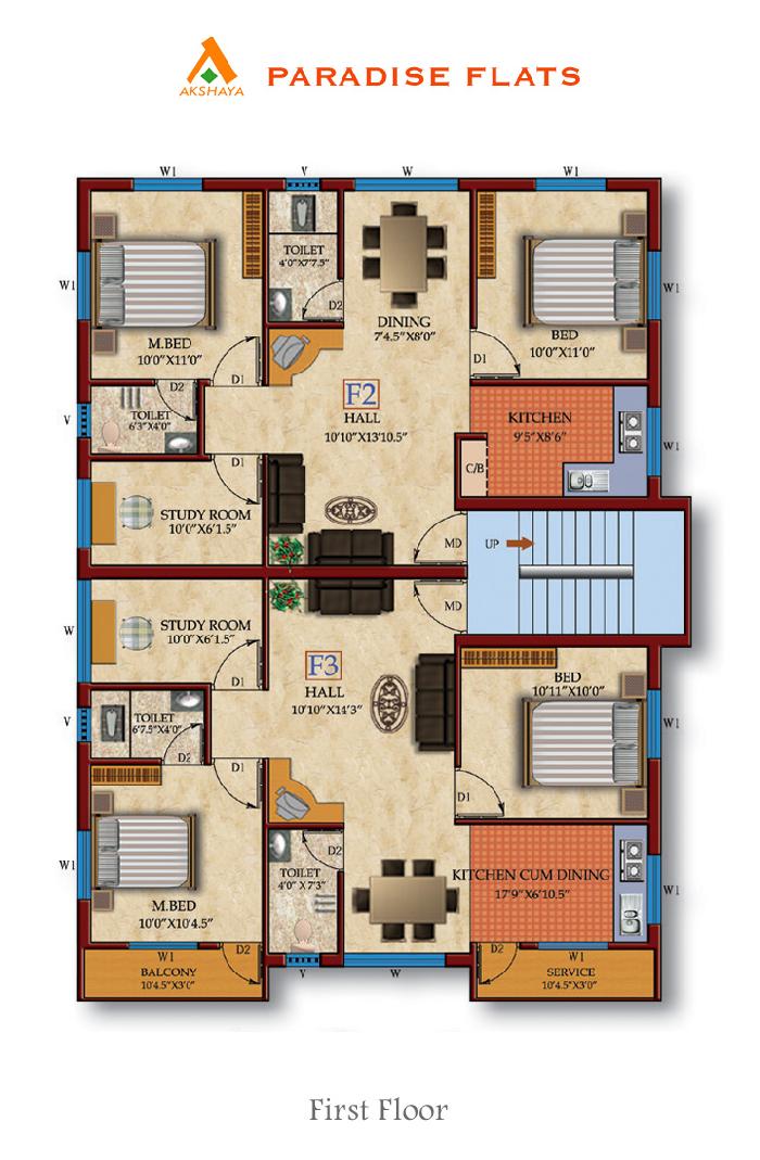 Akshaya Paradise Flats, Chennai - Akshaya Paradise Flats