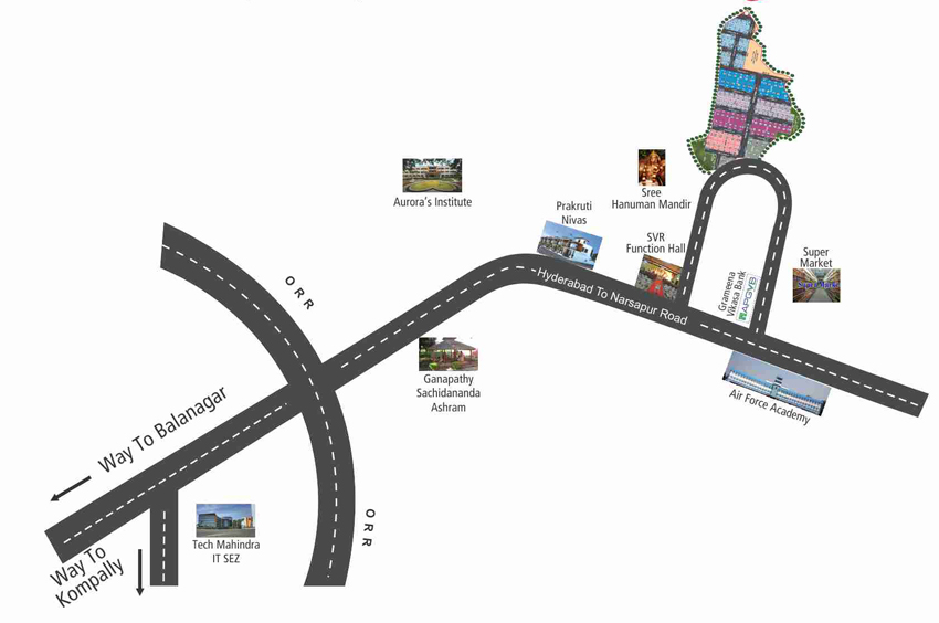 Celebrity Vayu Vihar in Dundigal, Hyderabad by CELEBRITY GROUP