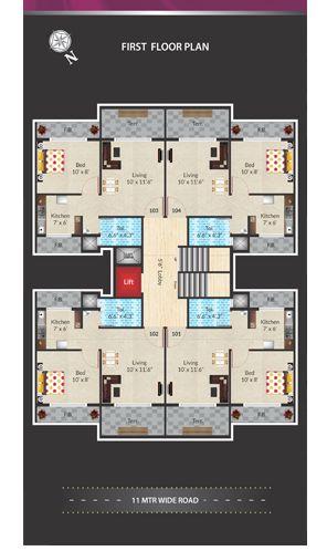 Landmaark Krishaang, Navi Mumbai - Landmaark Krishaang