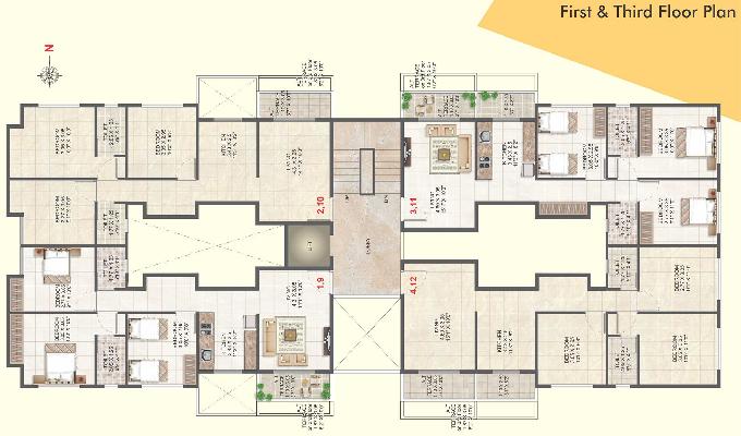 Roongta Shree Tirumala Paradise Apartment, Nashik - Roongta Shree Tirumala Paradise Apartment