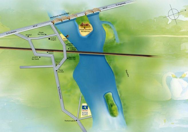 Skyline River Scape, Kochi - Skyline River Scape