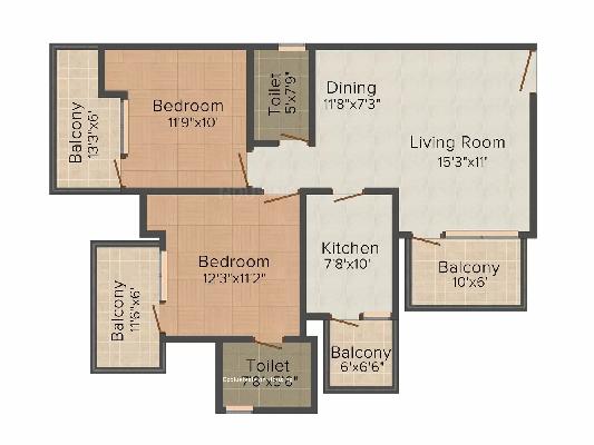 Aravali Heights, Dharuhera - 3 BHK Flats