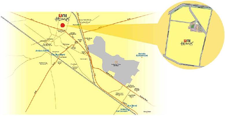 Unitech Unihomes, Ambala - Unitech Unihomes