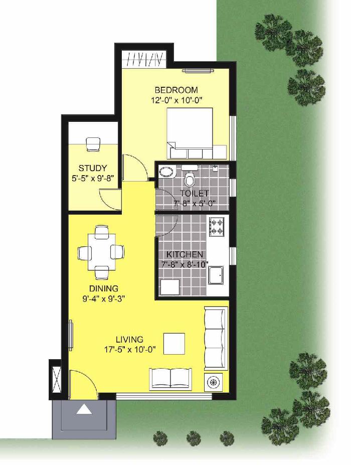 UNI Homes 3, Noida - 1 BHK / 2 BHK / 3 BHK Appartment