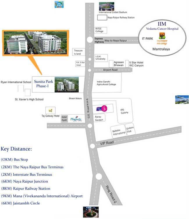 Tulip, Raipur - Commercial Tower