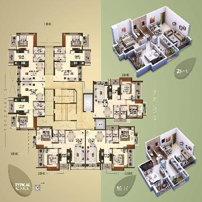 Kanungo Florentia, Mumbai - 1, 2, 3 BHK Apartments