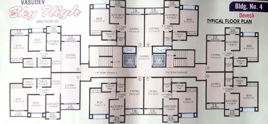 Vasudev Sky High, Mumbai - 1BHK & 2BHK Apartments