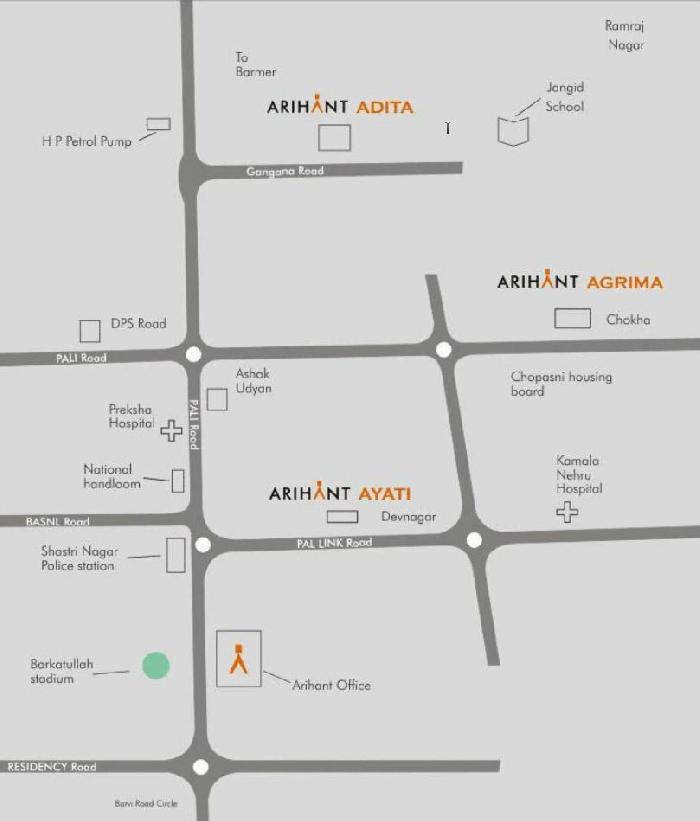 Arihant Adita, Jodhpur - 2 BHK & 3 BHK Apartments