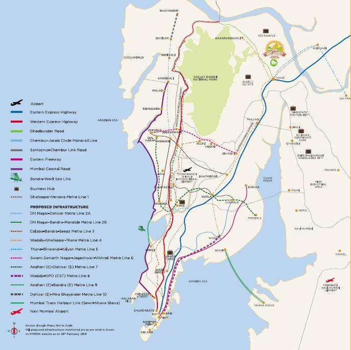 Dosti West County, Thane - 1/2/3 BHK Apartments Flats