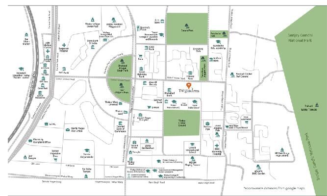 TW Gardens, Mumbai - 2 & 3 BHK Apartment