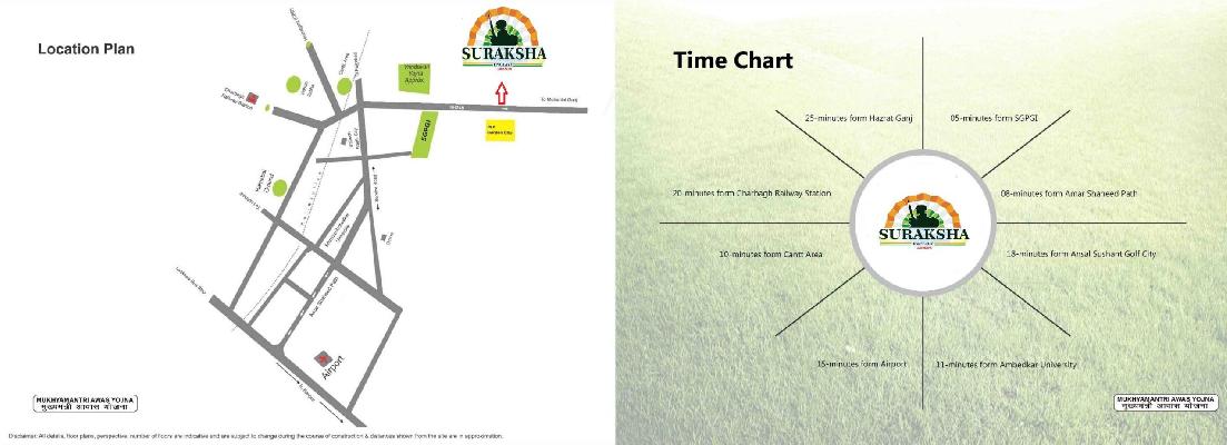 Suraksha Enclave, Lucknow - 2 & 3 BHK Apartment