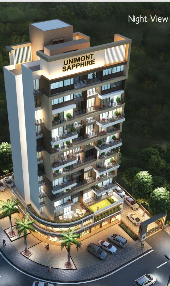 Unimont Sapphire, Navi Mumbai - 2 BHK Apartment
