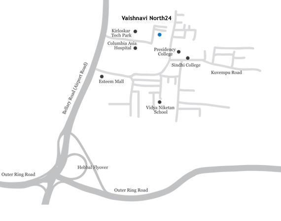 Vaishnavi North 24, Bangalore - Luxury 3BHK Flats