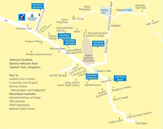 Vaishnavi Gardenia, Bangalore - 1/2/3 BHK Apartments