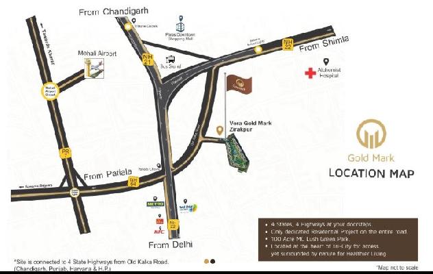 Gold Mark, Zirakpur - 3/4/5 BHK Luxury Home