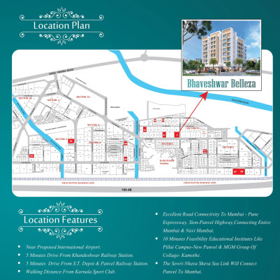 Bhaveshwar Belleza, Navi Mumbai - 1/2 BHK Apartments