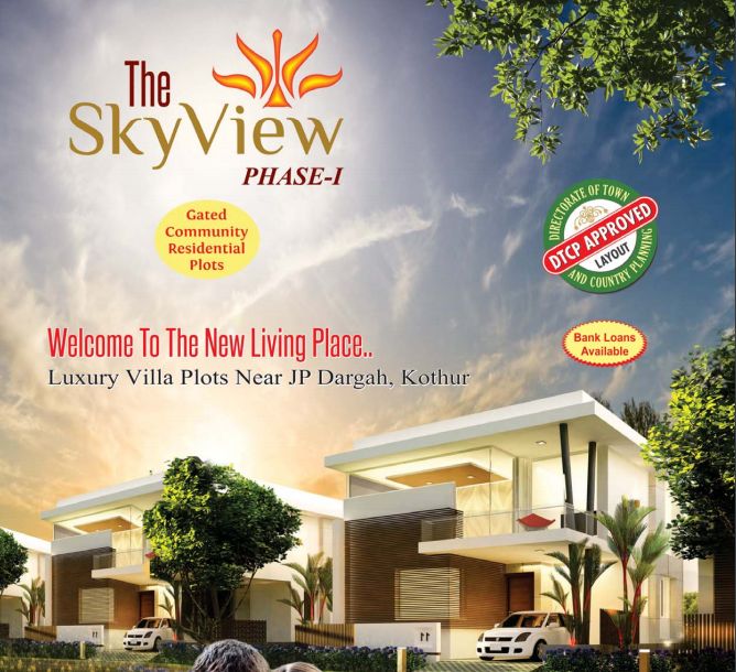 THE SKYVIEW in JP Darga, Kothur, Hyderabad by PUDAMI BUILDERS