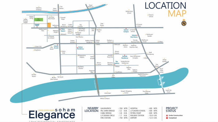 Soham Elegance, Surat - 2 BHK Apartment