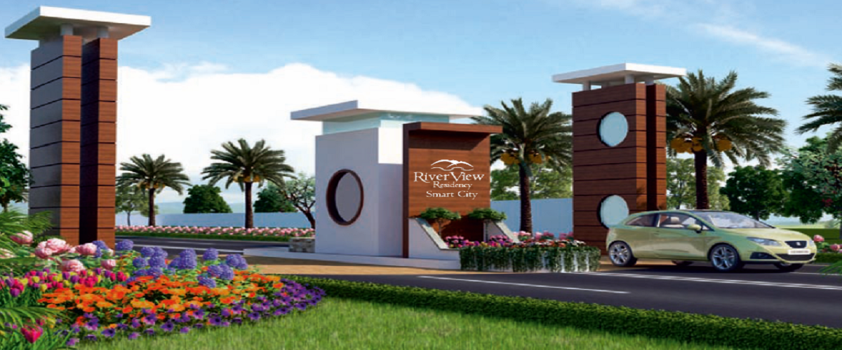 Riverview Residency Smart City in Jalalabad, Hoshangabad by River Land
