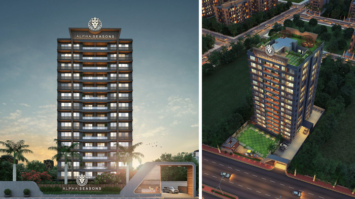 Alpha Seasons, Surat - 3 BHK Apartment