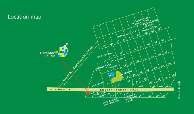 Hampton Square Apartments, Mohali - 3 BHK Residential Apartments